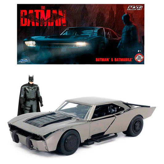 DC comics Batmobile vehicle + Batman metal figure 1:24