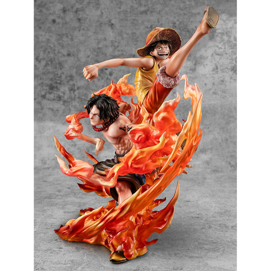 Available (Dic 2024) Figure Luffy and Portgas Bond Between Brothers One piece 24.5cm