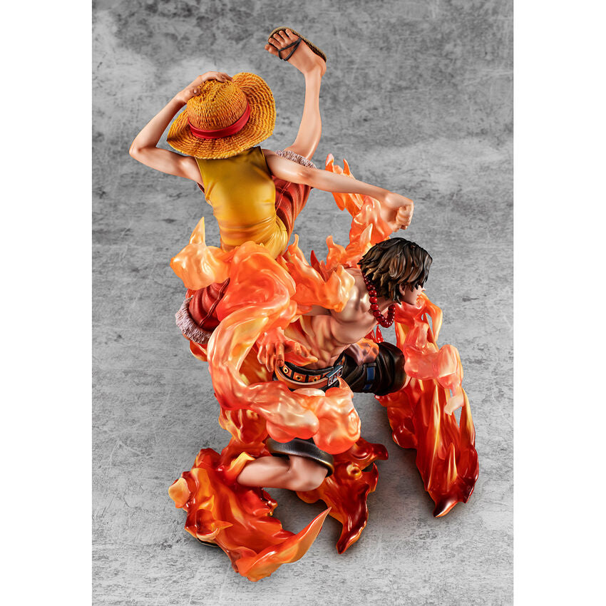 Available (Dic 2024) Figure Luffy and Portgas Bond Between Brothers One piece 24.5cm