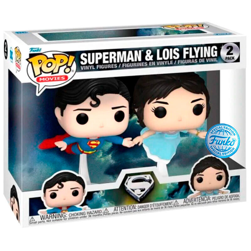 Funko DC Comics Superman & Lois Flying Exclusive pack 2