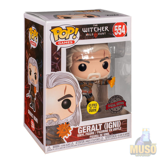 Funko Geralt (IGNI) Glows #554