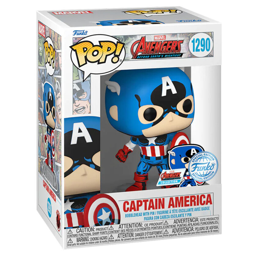 Funko Marvel Avengers Captain America Exclusive #1290