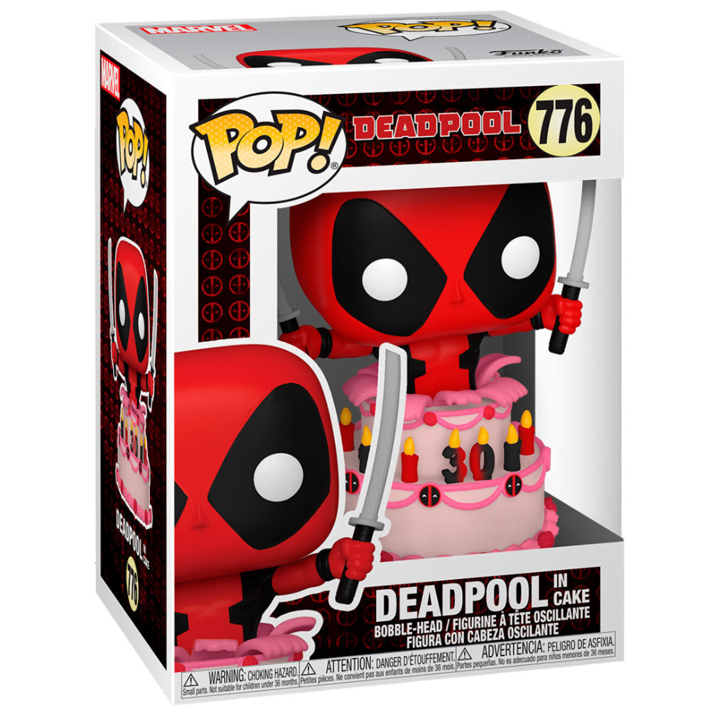 Funko Marvel Deadpool 30th Deadpool in Cake #776