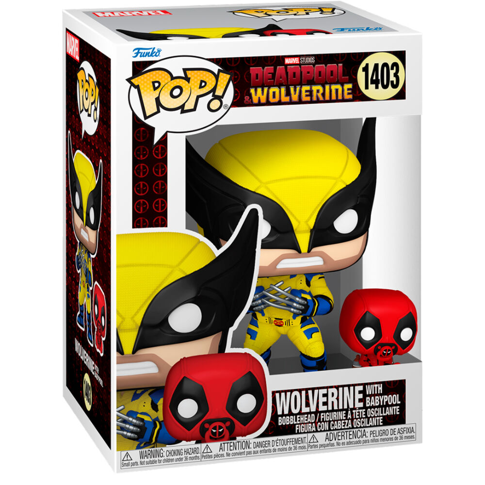 Funko Marvel Deadpool & Wolverine with Babypool #1403