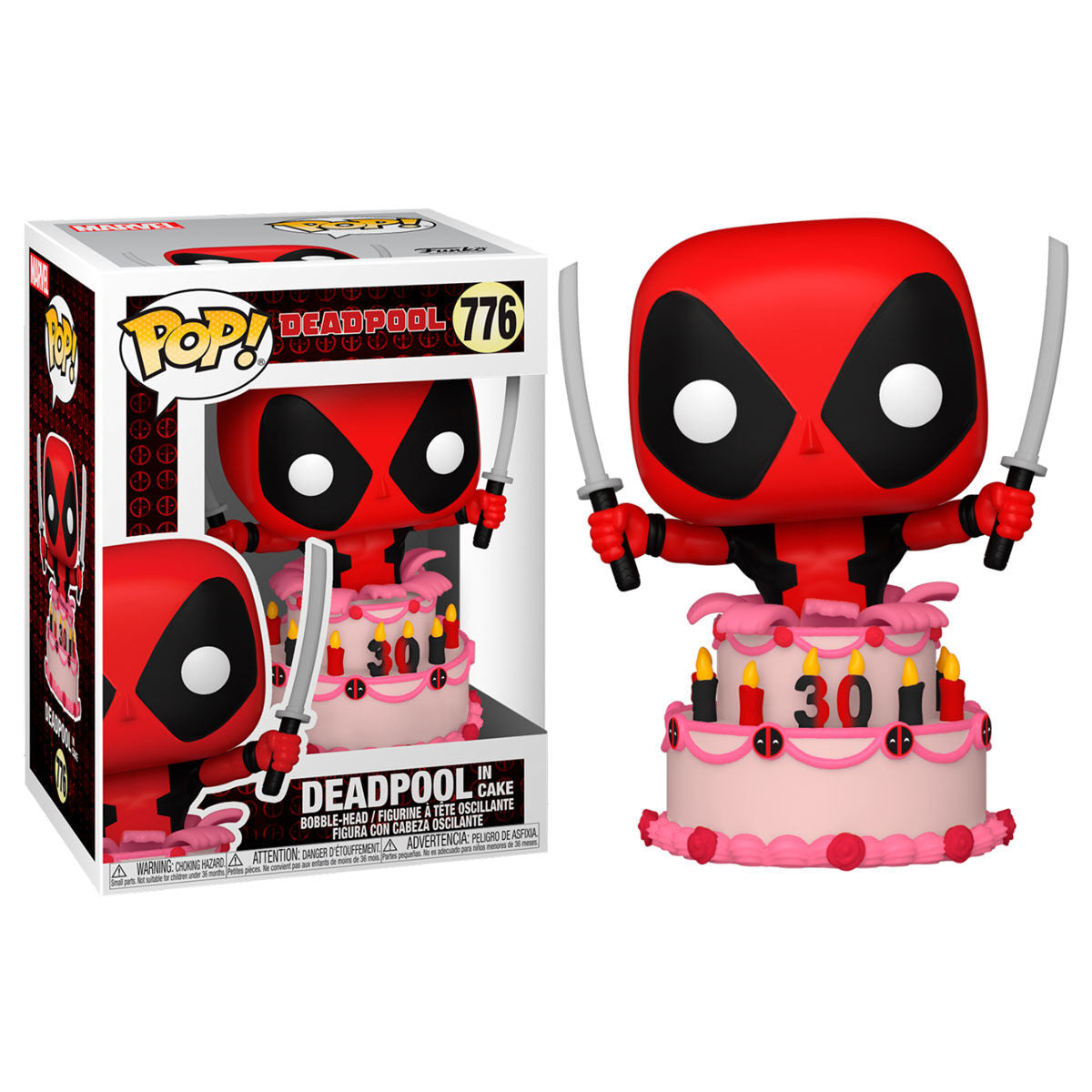 Funko Marvel Deadpool 30th Deadpool in Cake #776