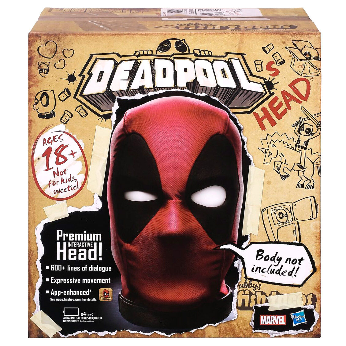 Available (NOV 2024)- Marvel Legends Deadpool Premium Interactive Head